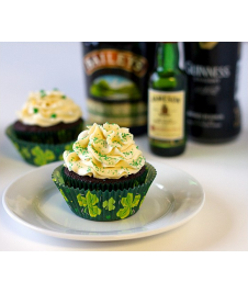 Cupcakes « Guinness » au Whisky et à la crème irlandaise